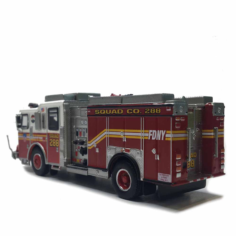 Seagrave attacker, FNDY, squad 288, Queens, 2013 - BREKINA 870845 - HO 1/87