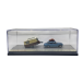 Peugeot 504, bleu métallisé, avec caravane Eriba, galerie de toit, 2 valises, 2 figurines - SAI 1829 - HO 1/87