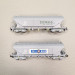 Coffret 2 wagons-trémies à 4 essieux avec parois lisses “Sosimage”, gris, FS, Ep. IV, ARNOLD HN6736, N 1/160