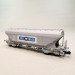 Coffret 2 wagons-trémies à 4 essieux avec parois lisses “Sosimage”, gris, FS, Ep. IV, ARNOLD HN6736, N 1/160