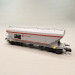 Coffret 2 wagons-trémies à 4 essieux “Ermewa”, parois lisses et bombées, gris, RENFE, Ep. VI, ARNOLD HN6740, N 1/160