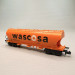 Wagon-trémie céréalier à 4 essieux avec parois bombées, orange, grand logo “WASCOSA”, D-WASCO, Ep. VI, ARNOLD HN6738, N 1/160