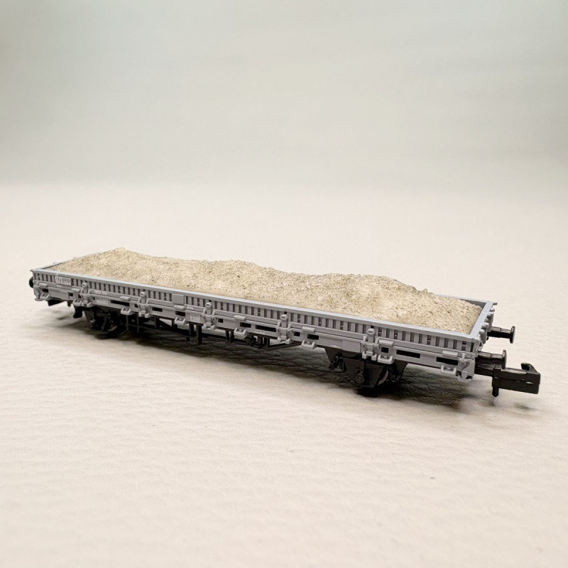 Coffret 2 wagons de service, fourgon VGhs + wagon plateforme Vkkkm chargé de gravier, FS, Ep. V, ARNOLD HN6716, N 1/160