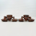 Coffret 2 wagons pour transport de scories, poche basculante, brun cuivré, patine, Ep. III, MARKLIN 46146, HO 1/87