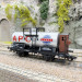 Wagon-citerne à 2 essieux APC, cuve rivetée, plate-forme de serre-frein avec guérite, NS, Ep. II, MARKLIN 46485, HO 1/87