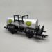 Wagon-citerne à 2 essieux BP Denmark, cuve rivetée, plate-forme de serre-frein, DSB, Ep. III, MARKLIN 46486, HO 1/87