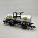 Wagon-citerne à 2 essieux BP Denmark, cuve rivetée, plate-forme de serre-frein, DSB, Ep. III, MARKLIN 46486, HO 1/87