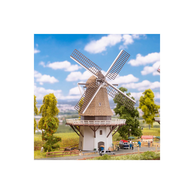 Moulin à vent avec socle en crépi - Faller 232136 - N 1/160