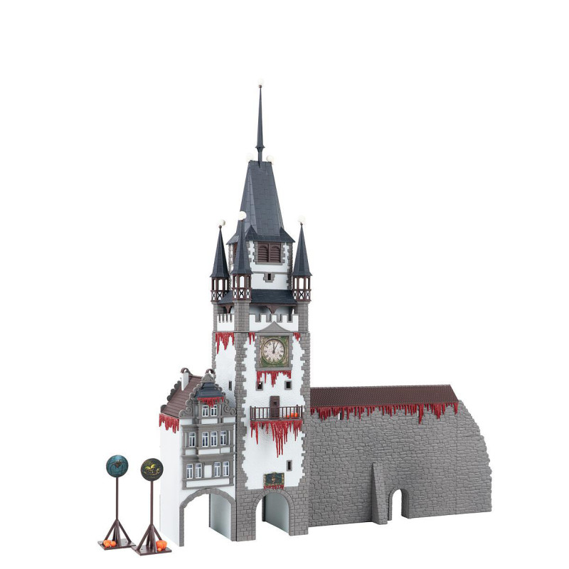 Coffret promotionnel, Halloween à la tour de la vieille ville - Faller 190096 - HO 1/87