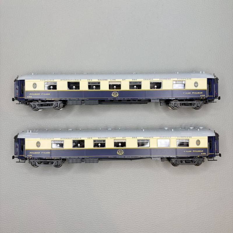 Coffret 2 voitures Pullman Côte d’Azur WP et WPc, CIWL, Ep. IIb, LS MODELS 49180