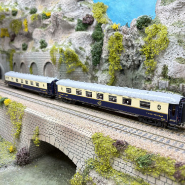 Coffret 2 voitures Pullman Côte d’Azur WP et WPc, CIWL, Ep. IIb, LS MODELS 49180