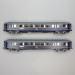 Coffret de 2 voitures lits LX16, “Le Train Bleu 1957”, CIWL, Ep. IIIb, MODELS WORLD MW 1005-1