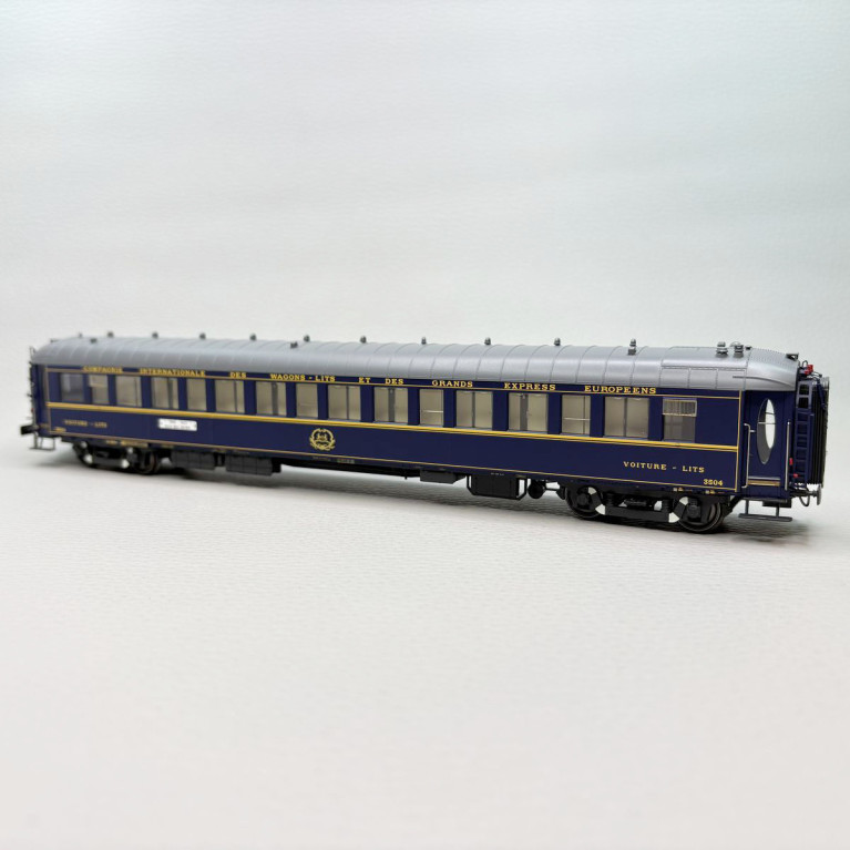 Coffret de 2 voitures lits LX16, “Le Train Bleu 1957”, CIWL, Ep. IIIb, MODELS WORLD MW 1005-1