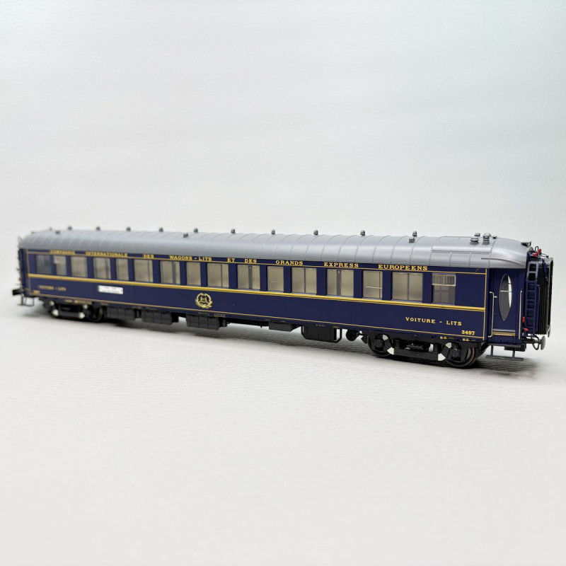 Coffret de 2 voitures lits LX16, “Le Train Bleu 1957”, CIWL, Ep. IIIb, MODELS WORLD MW 1005-1