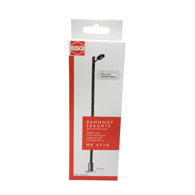 Lampe de gare - BUSCH 4118 - HO 1/87
