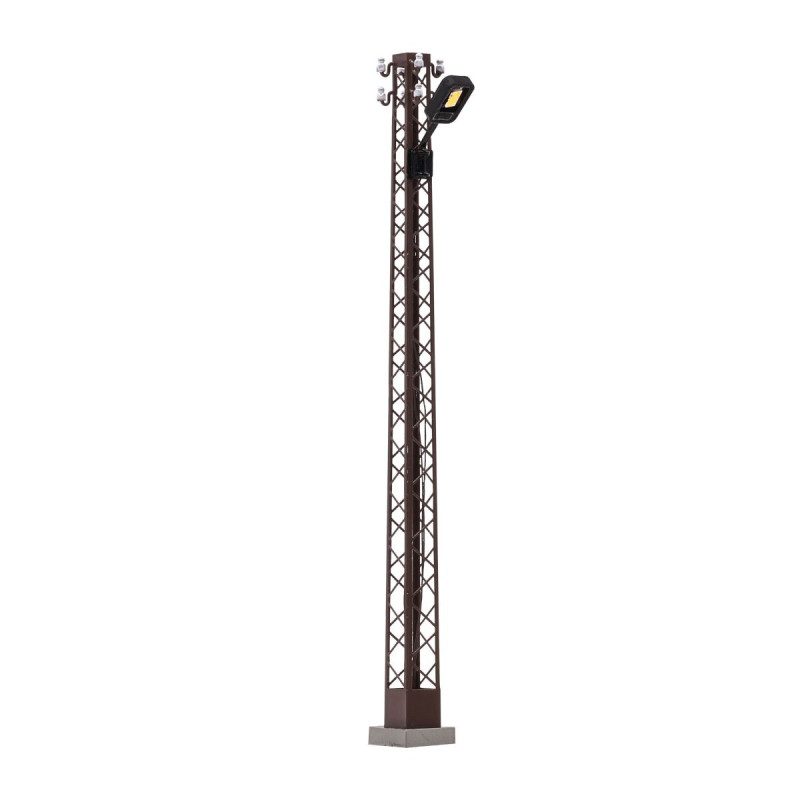 Lampadaire en treillis rouillé - BUSCH 4184 - HO 1/87