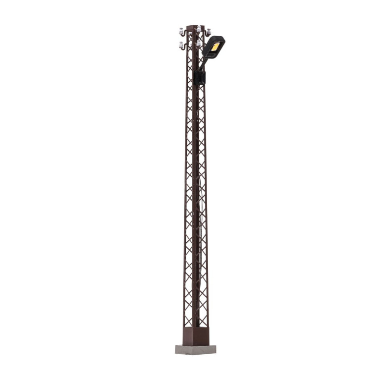 Lampadaire en treillis rouillé - BUSCH 4184 - HO 1/87