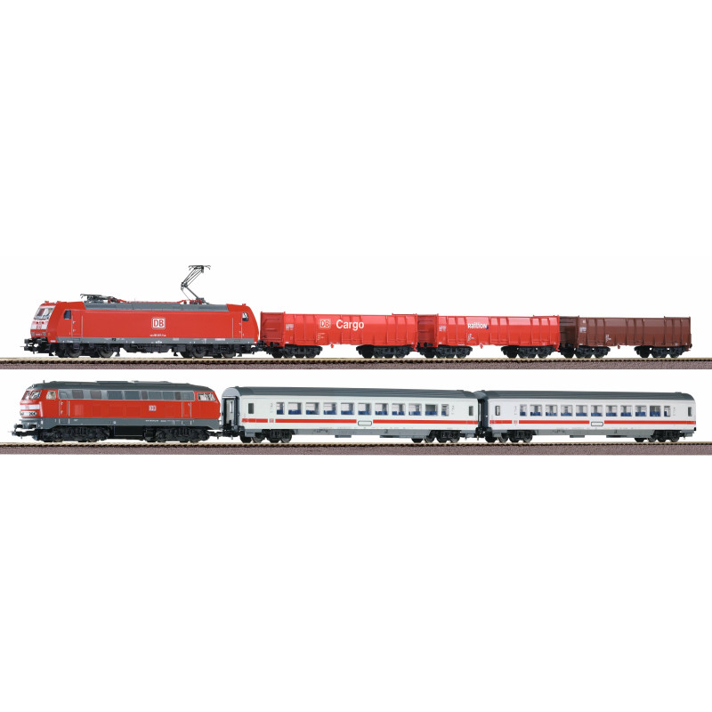 Coffret de départ SmartControl wlan, 2 trains BR 218 et BR 185, DB AG, Ep. VI, PIKO 59014