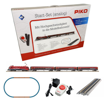 Coffret de départ Railjet, locomotive et 3 voitures, ÖBB, Ep. VI, PIKO 57178
