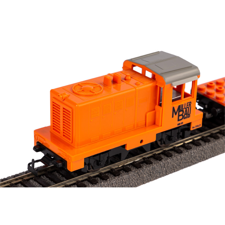 Coffret de départ télécommandé, train de marchandises “Briques de construction”, PIKO 57143