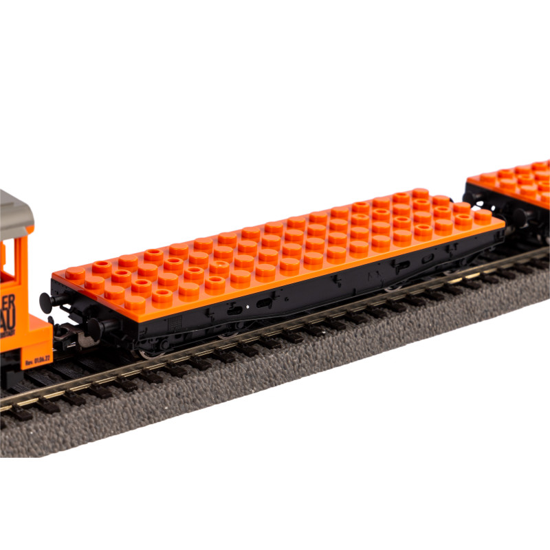 Coffret de départ télécommandé, train de marchandises “Briques de construction”, PIKO 57143