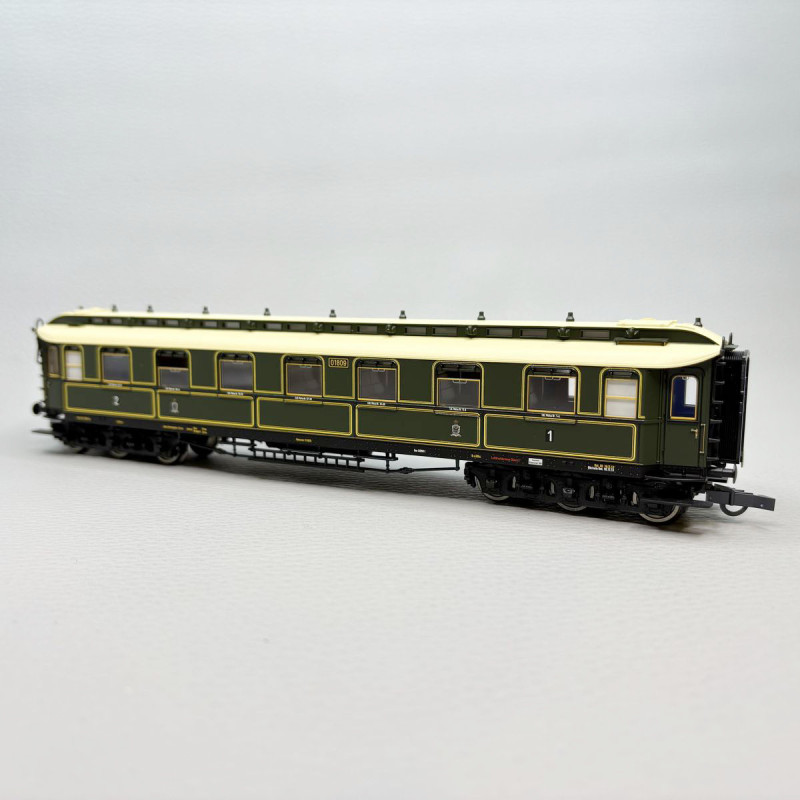 Voiture de train express AB 6ü Pr 06, 1re et 2e classe, KPEV, Ep. I, ROCO 6200237