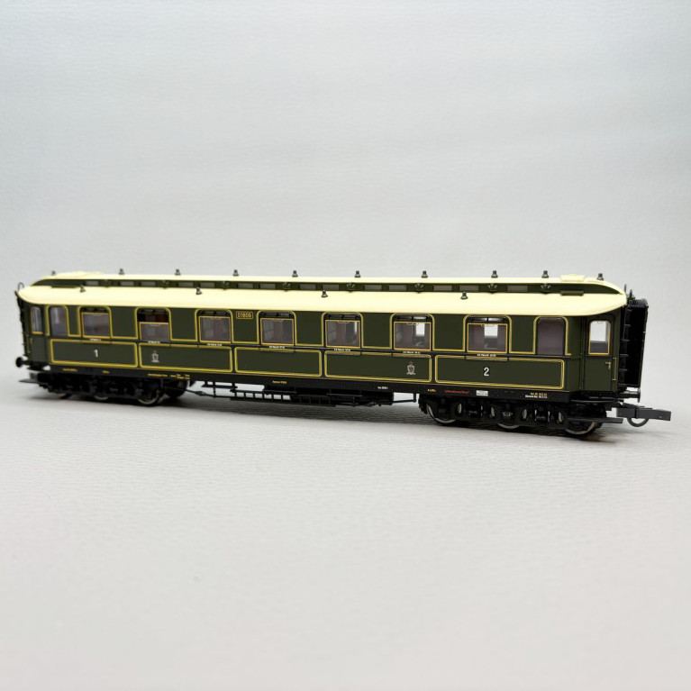 Voiture de train express AB 6ü Pr 06, 1re et 2e classe, KPEV, Ep. I, ROCO 6200237