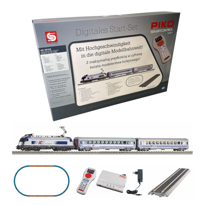 Coffret de départ SmartControl wlan, Taurus et 2 voitures IC, PKP Intercity, Ep. V, PIKO 59103