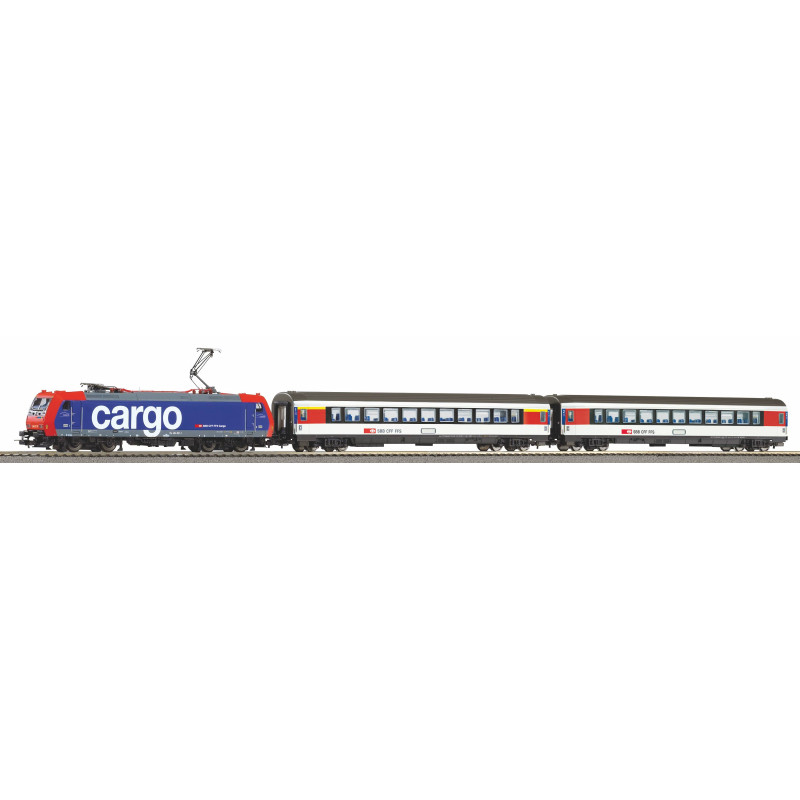 Coffret de départ SmartControl wlan, locomotive électrique et 2 voitures, SBB, Ep. VI, PIKO 59107