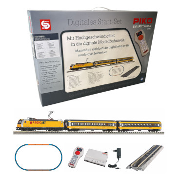 Coffret de départ SmartControl wlan, Traxx série 386 et 2 voitures, RegioJet, Ep. VI, PIKO 59019