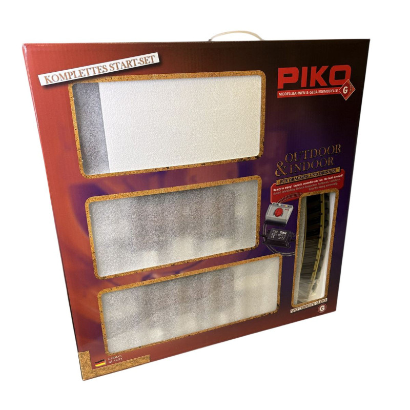 Coffret de départ locomotive à vapeur BR 80 et 2 wagons à minerai, DB, Ep. III, PIKO 37100