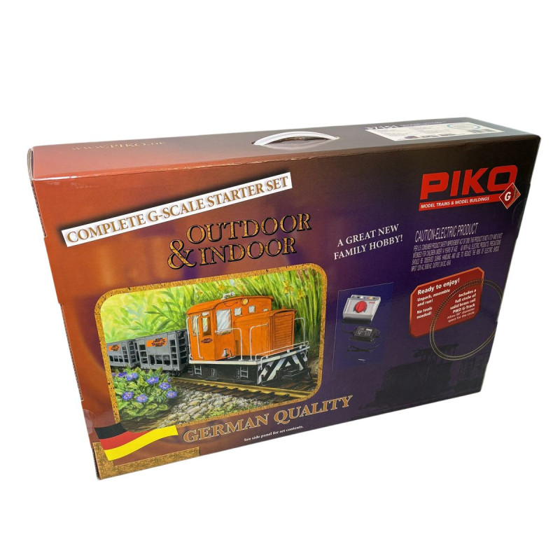 Coffret de départ locomotive diesel industrielle GE 25 Ton et 2 wagons, PIKO 37151
