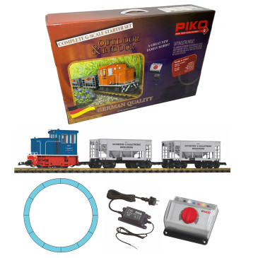Coffret de départ locomotive diesel industrielle GE 25 Ton et 2 wagons, PIKO 37151