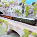 Coffret de 4 voitures train express D 74 n°1, DB et DSG, Ep. III, MÄRKLIN 42491