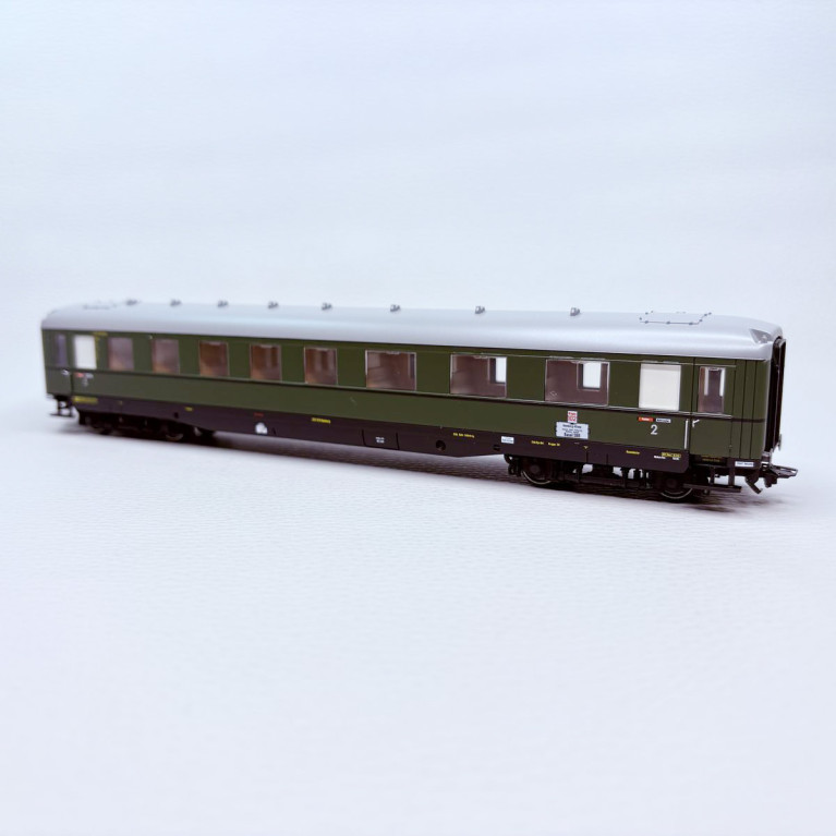 Coffret de 4 voitures train express D 74 n°1, DB et DSG, Ep. III, MÄRKLIN 42491