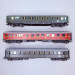 Coffret de 3 voitures train express D 74 n°2, DB et DSG, Ep. III, MÄRKLIN 42533