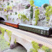 Coffret de 3 voitures train express D 74 n°2, DB et DSG, Ep. III, MÄRKLIN 42533