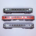 Coffret de 3 voitures train express D 74 n°2, DB et DSG, Ep. III, MÄRKLIN 42533