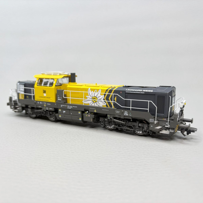 Coffret train de chantier, diesel DE 18 et 3 wagons Fakks 127, Leonhard Weiss, Ep. VI, MÄRKLIN 26180