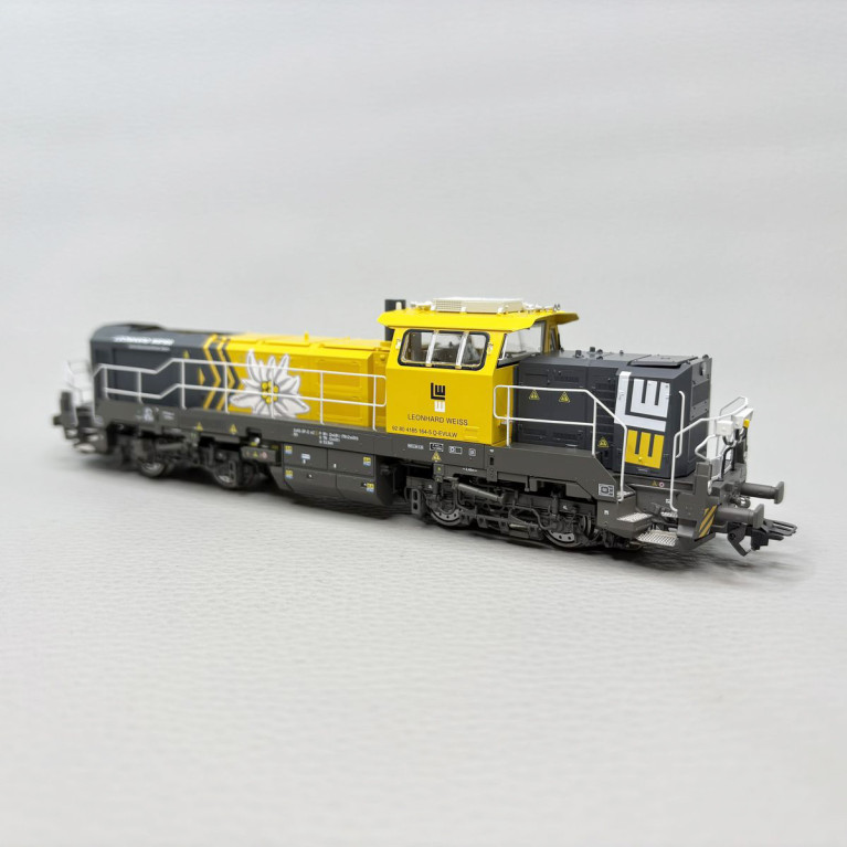 Coffret train de chantier, diesel DE 18 et 3 wagons Fakks 127, Leonhard Weiss, Ep. VI, MÄRKLIN 26180