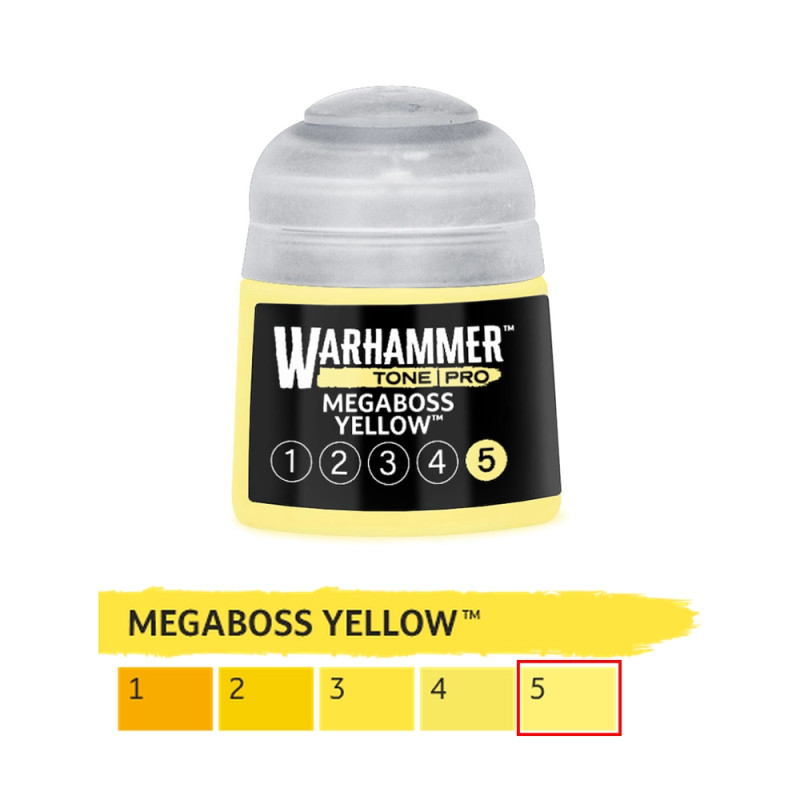 Megaboss Yellow 5 - 12ml Tone Pro - WARHAMMER 99189961310 20-205