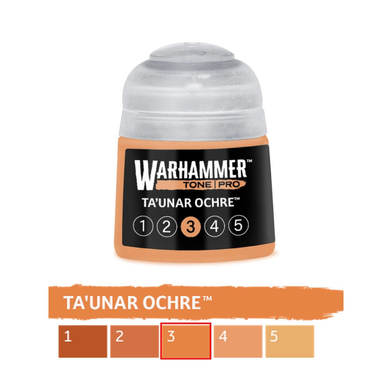 Ta'unar Ochre 3 - 12ml Tone Pro - WARHAMMER 99189961298 20-183