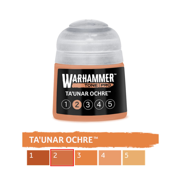 Ta'unar Ochre 2 - 12ml Tone Pro - WARHAMMER 99189961297 20-182