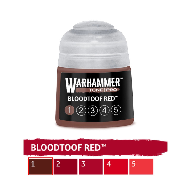 Bloodtoof Red 1 - 12ml Tone Pro - WARHAMMER 99189961281 20-151