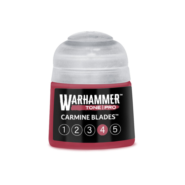 Carmine Blades 4 - 12ml Tone Pro - WARHAMMER 99189961279 20-144