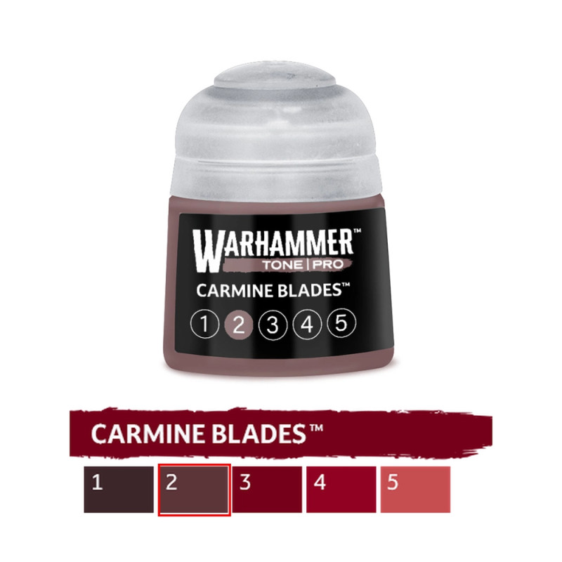 Carmine Blades 2 - 12ml Tone Pro - WARHAMMER 99189961277 20-142