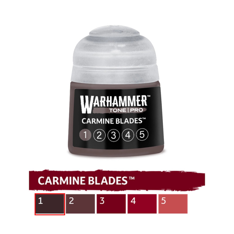 Carmine Blades 1 - 12ml Tone Pro - WARHAMMER 99189961276 20-141