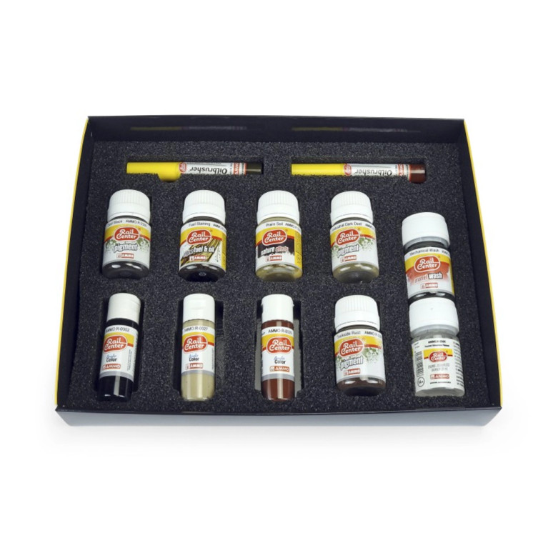 Box de vieillissement pour véhicules - Rail Center - AMMO MIG AMMO.R-1204