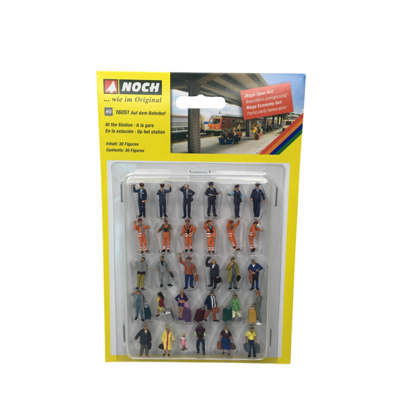 Mega economy set, à la gare - NOCH 16051 - HO 1/87