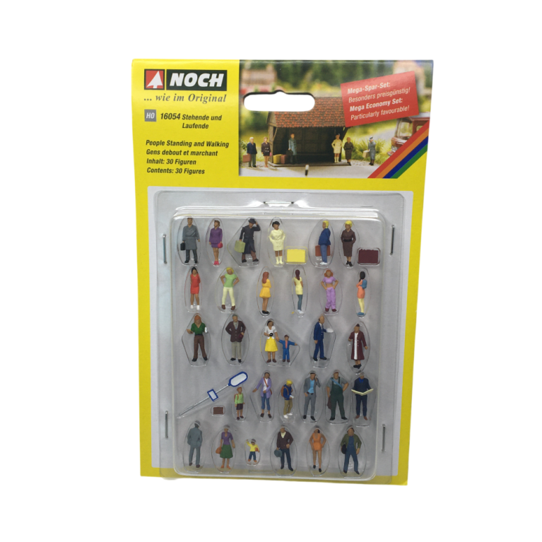 Mega economy set, personnes debout et en train de marcher - NOCH 16054 - HO 1/87